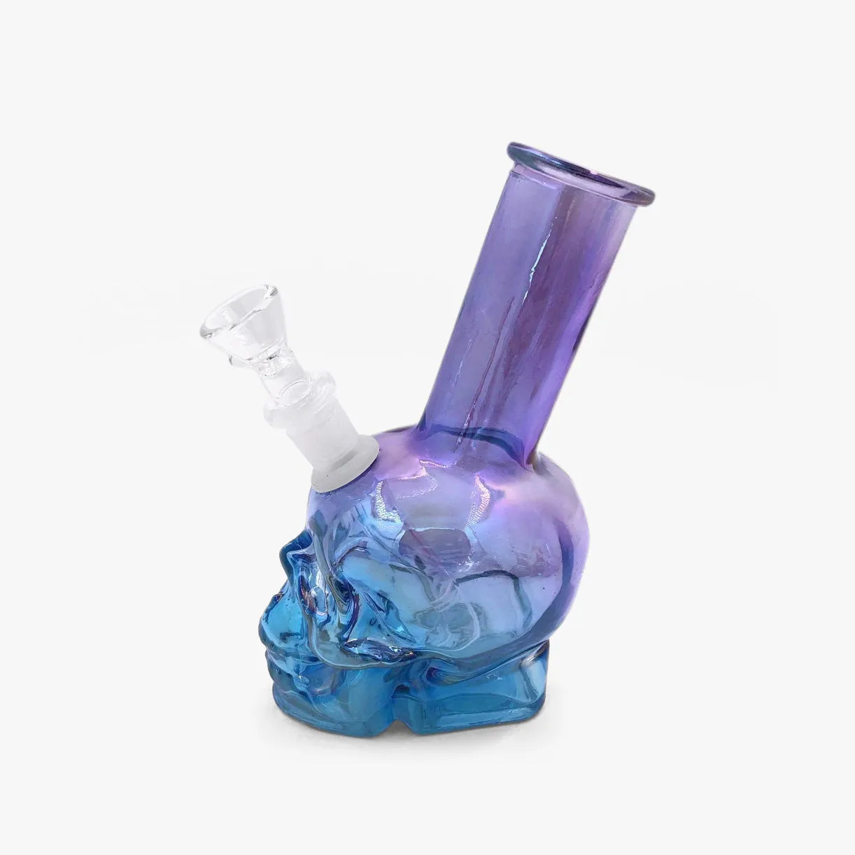 Iridescent Skull Mini Bong