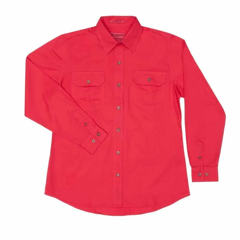 Just Country Workshirt Womens Brooke Full Button