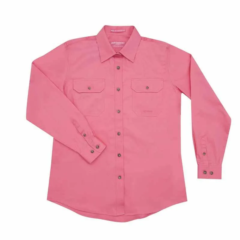 Just Country Workshirt Womens Brooke Full Button