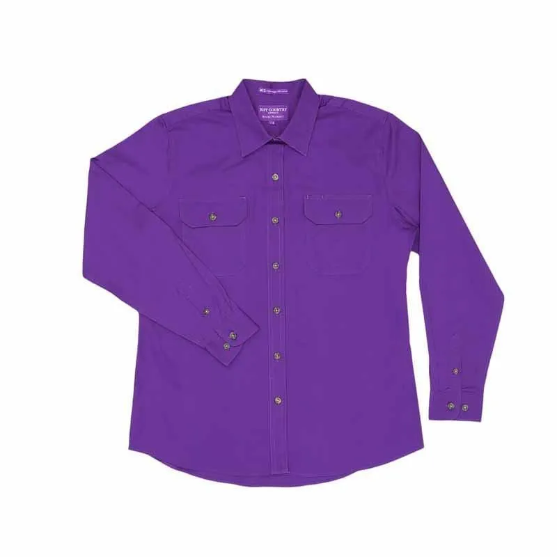 Just Country Workshirt Womens Brooke Full Button