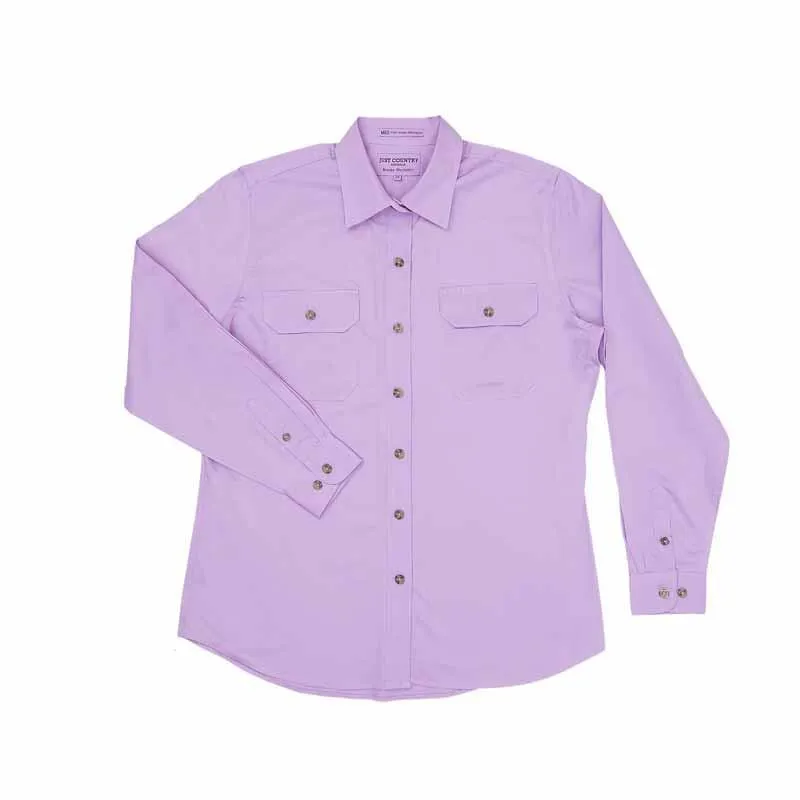 Just Country Workshirt Womens Brooke Full Button