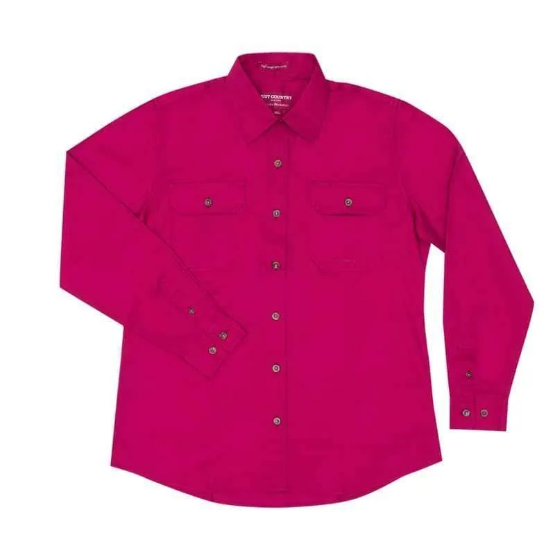 Just Country Workshirt Womens Brooke Full Button