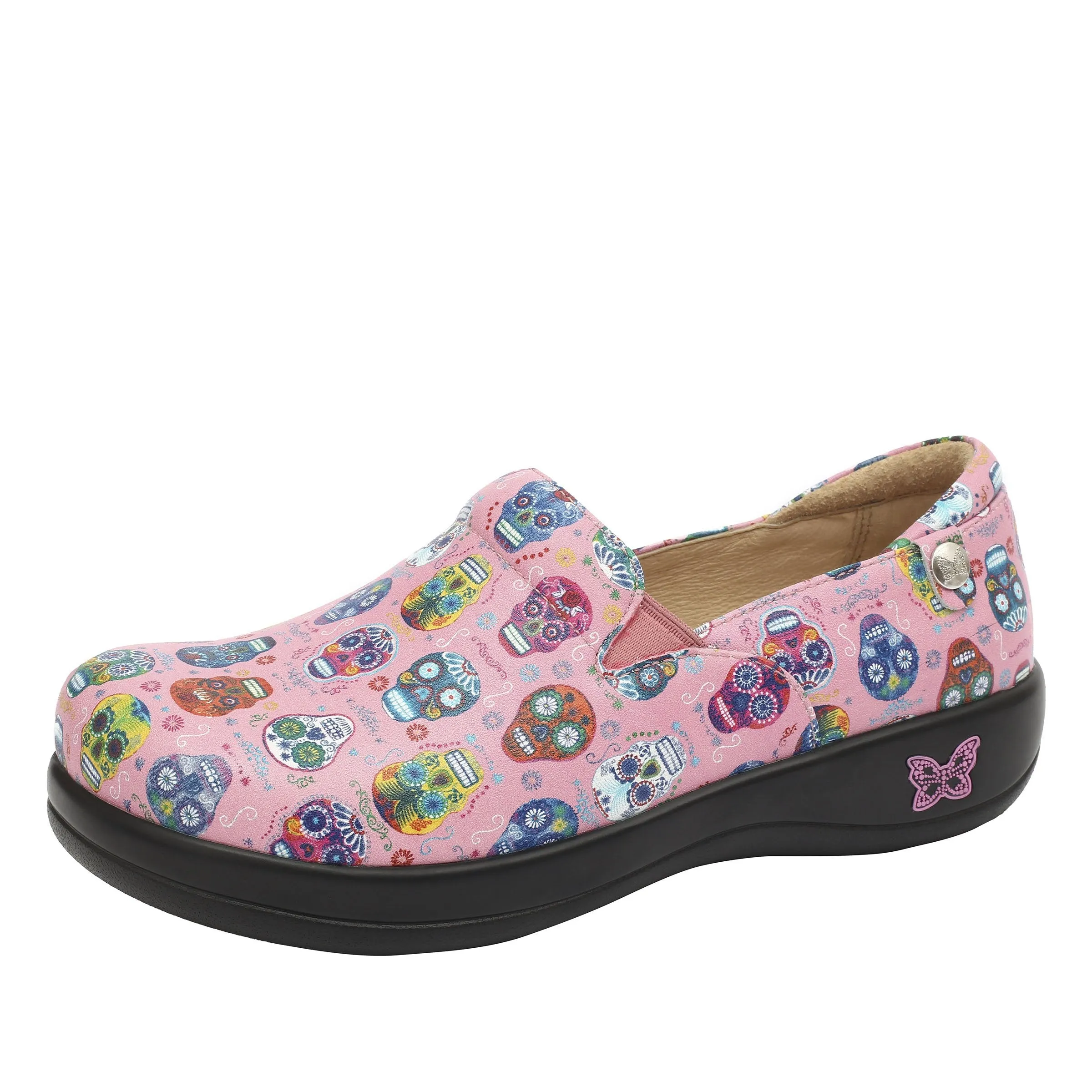 Keli Sugar Skulls Pink Professional Shoe