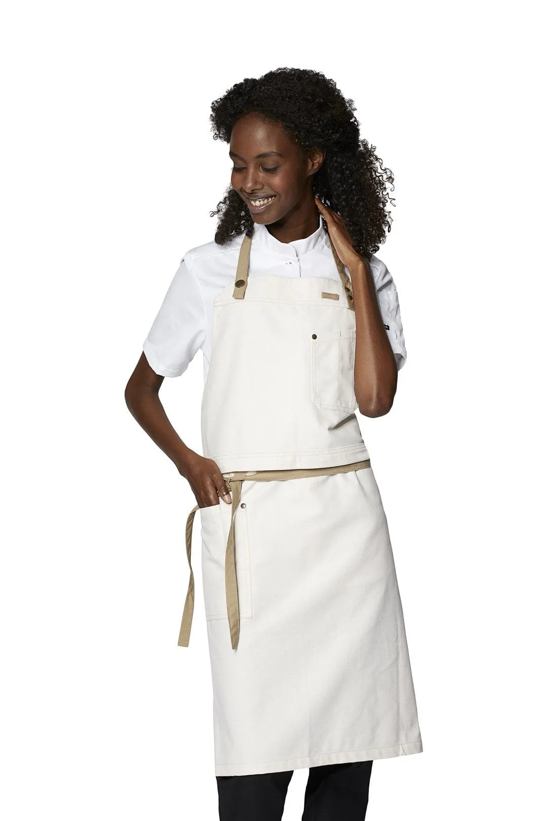 Kentaur 30360 Nature Raw Bib Apron