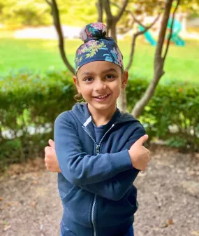 Kids Floral Patka