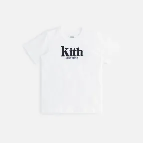 Kith Kids Classic Mott Tee - White