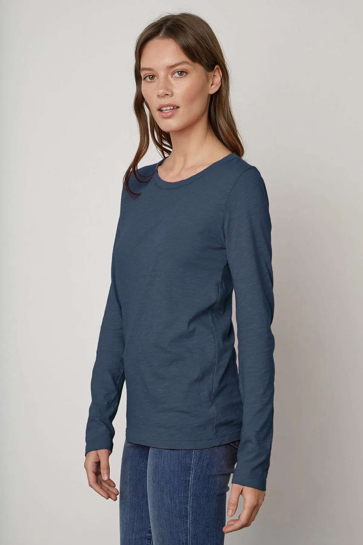 LIZZIE ORIGINAL SLUB LONG SLEEVE TEE