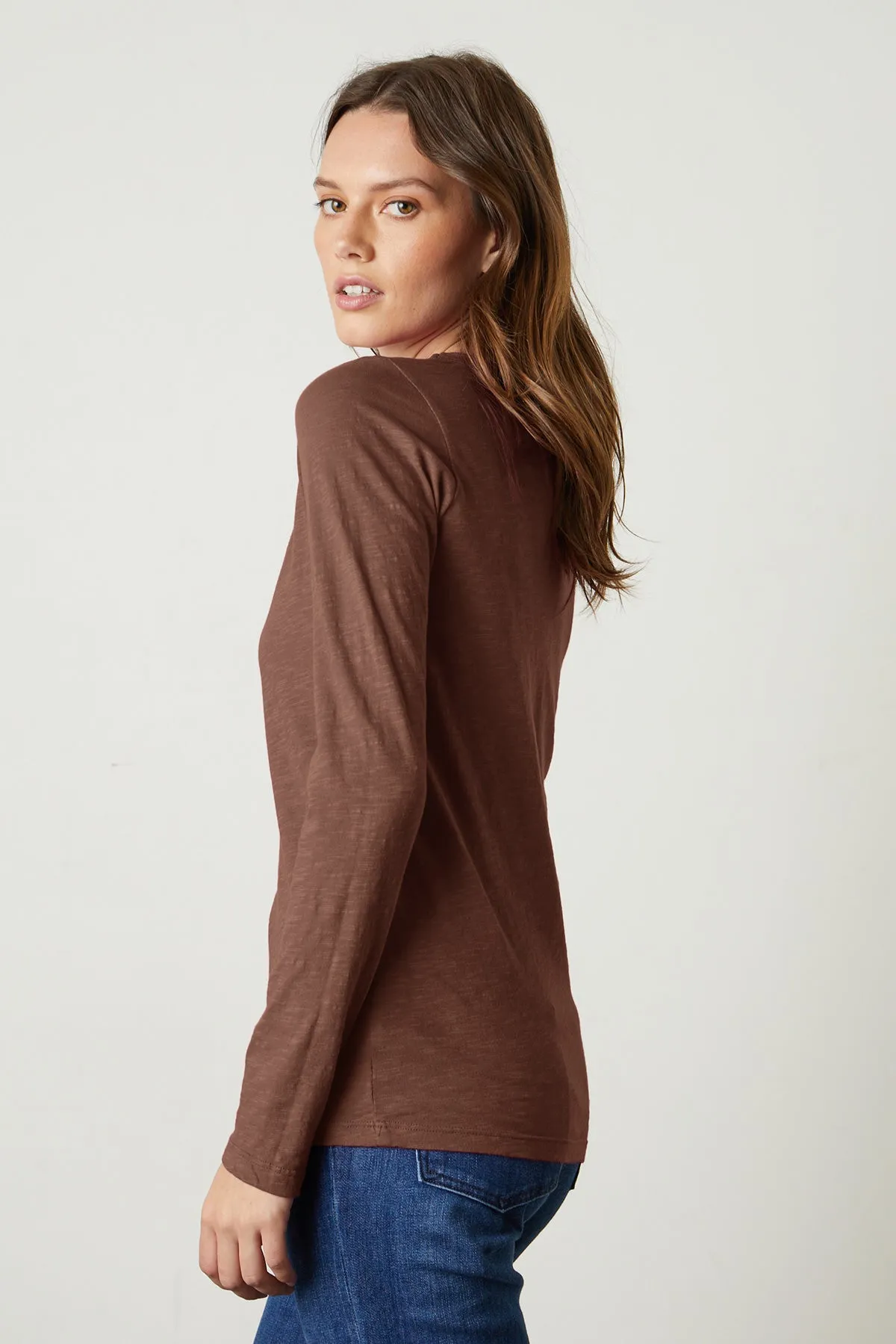 LIZZIE ORIGINAL SLUB LONG SLEEVE TEE