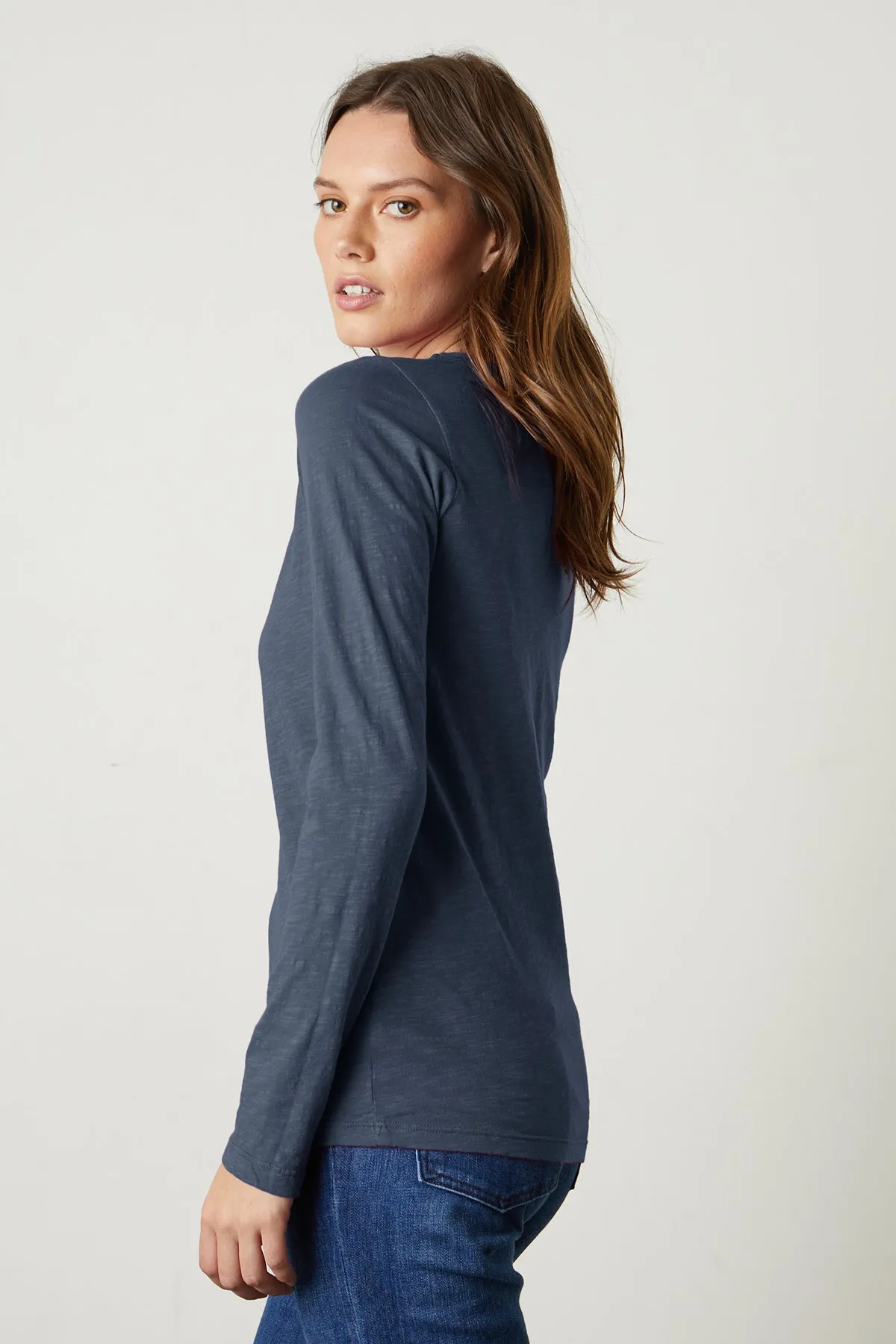 LIZZIE ORIGINAL SLUB LONG SLEEVE TEE