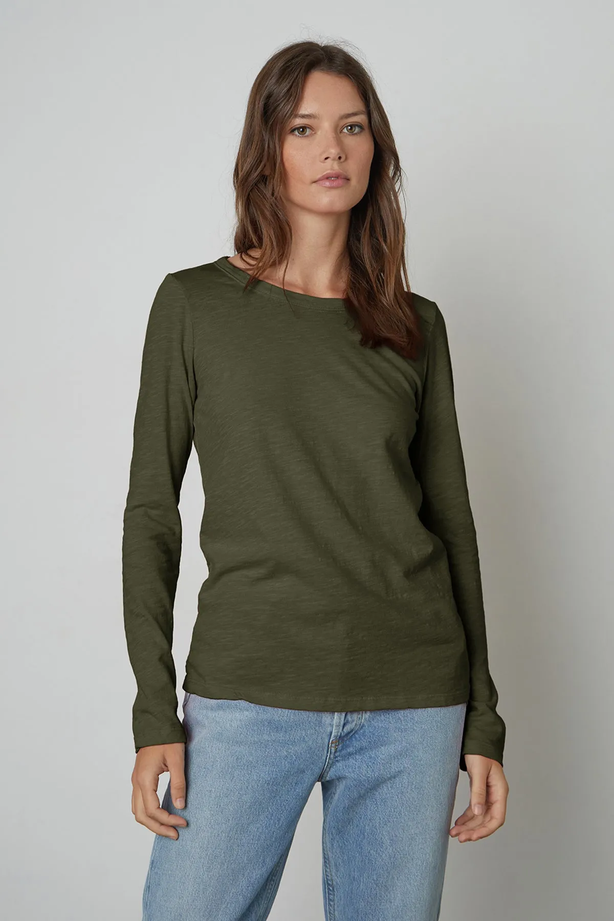 LIZZIE ORIGINAL SLUB LONG SLEEVE TEE