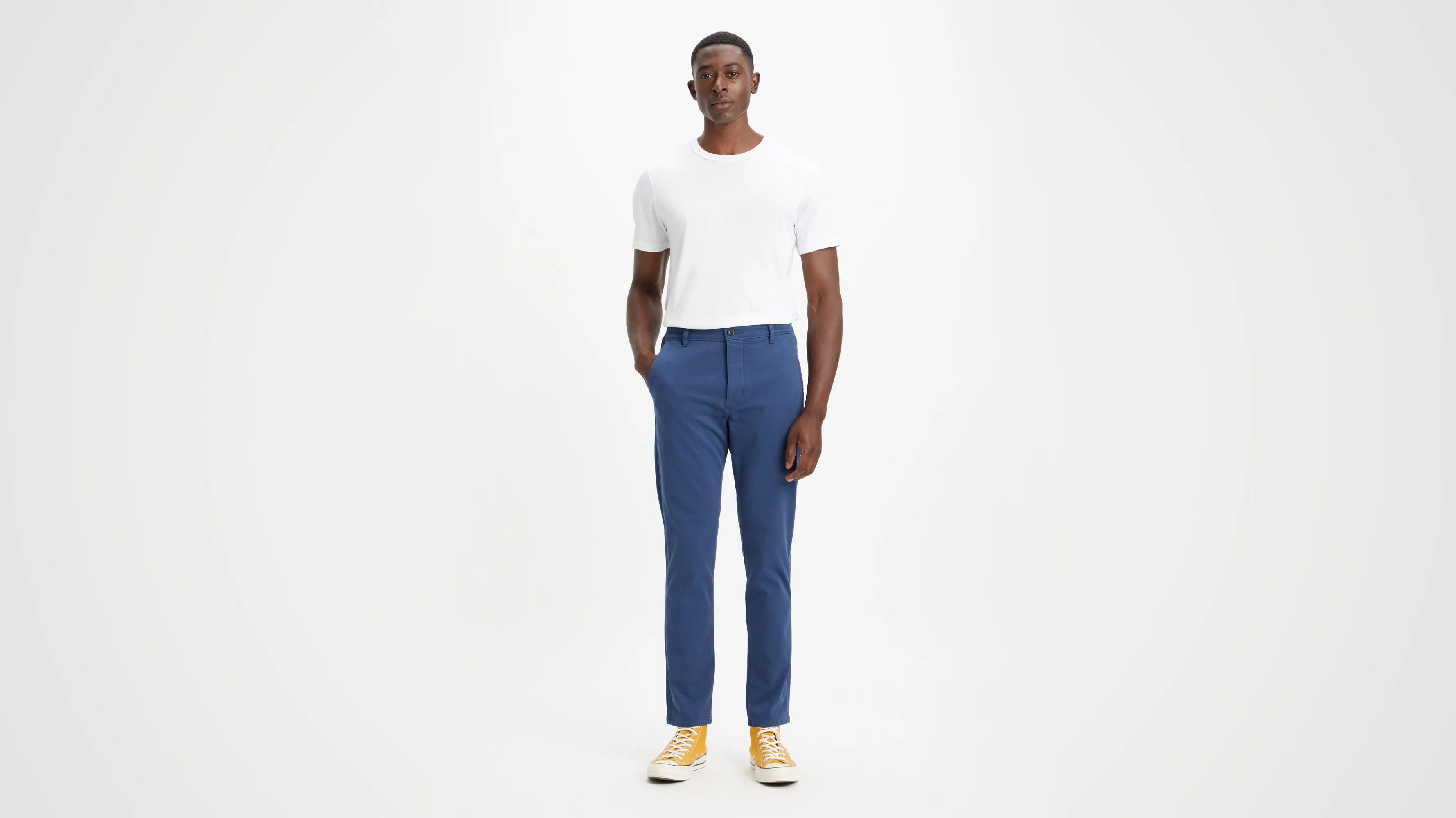 Men's Skinny Fit Supreme Flex Alpha Khaki Pants