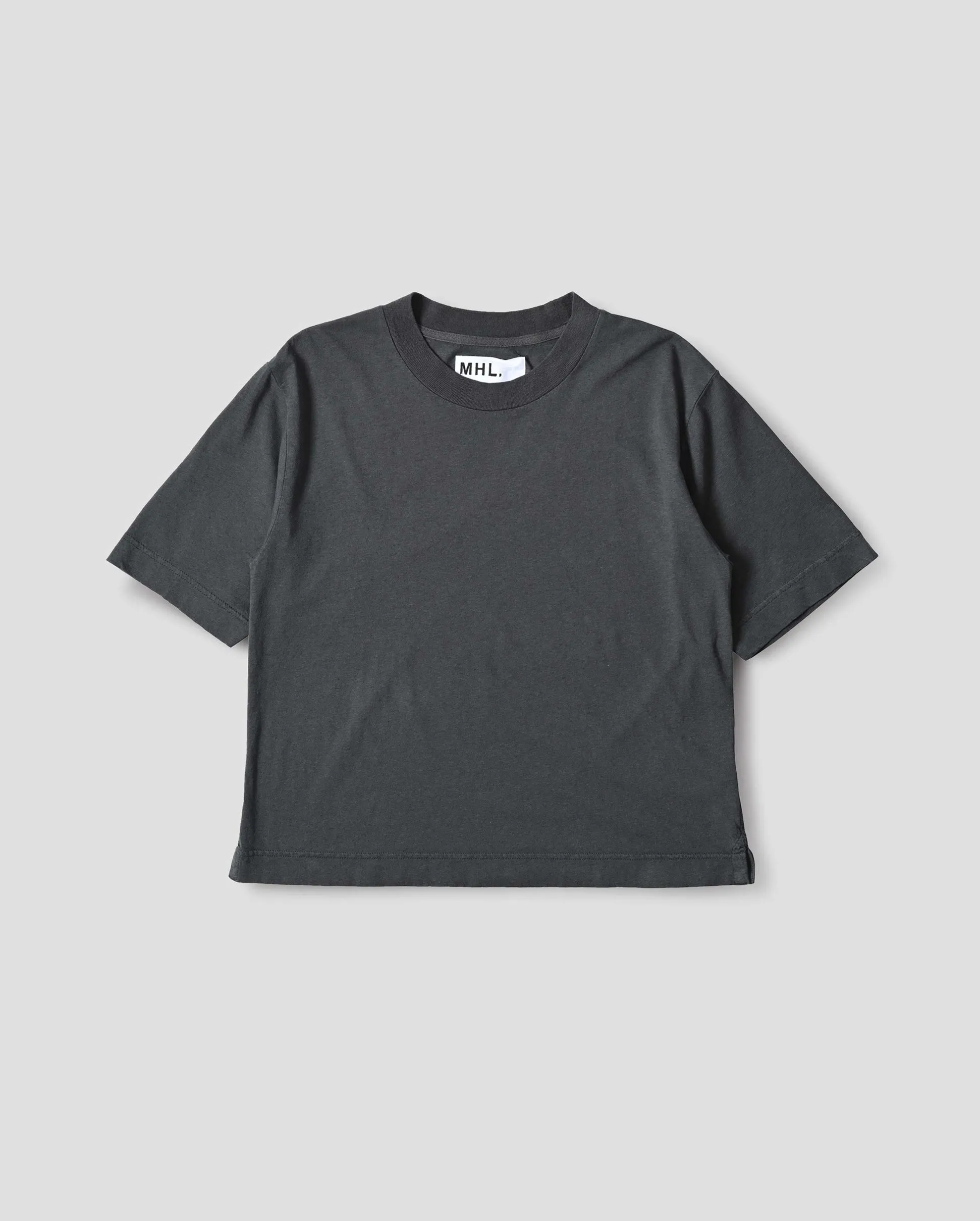 MHL WOMENS SIMPLE T-SHIRT / CHARCOAL