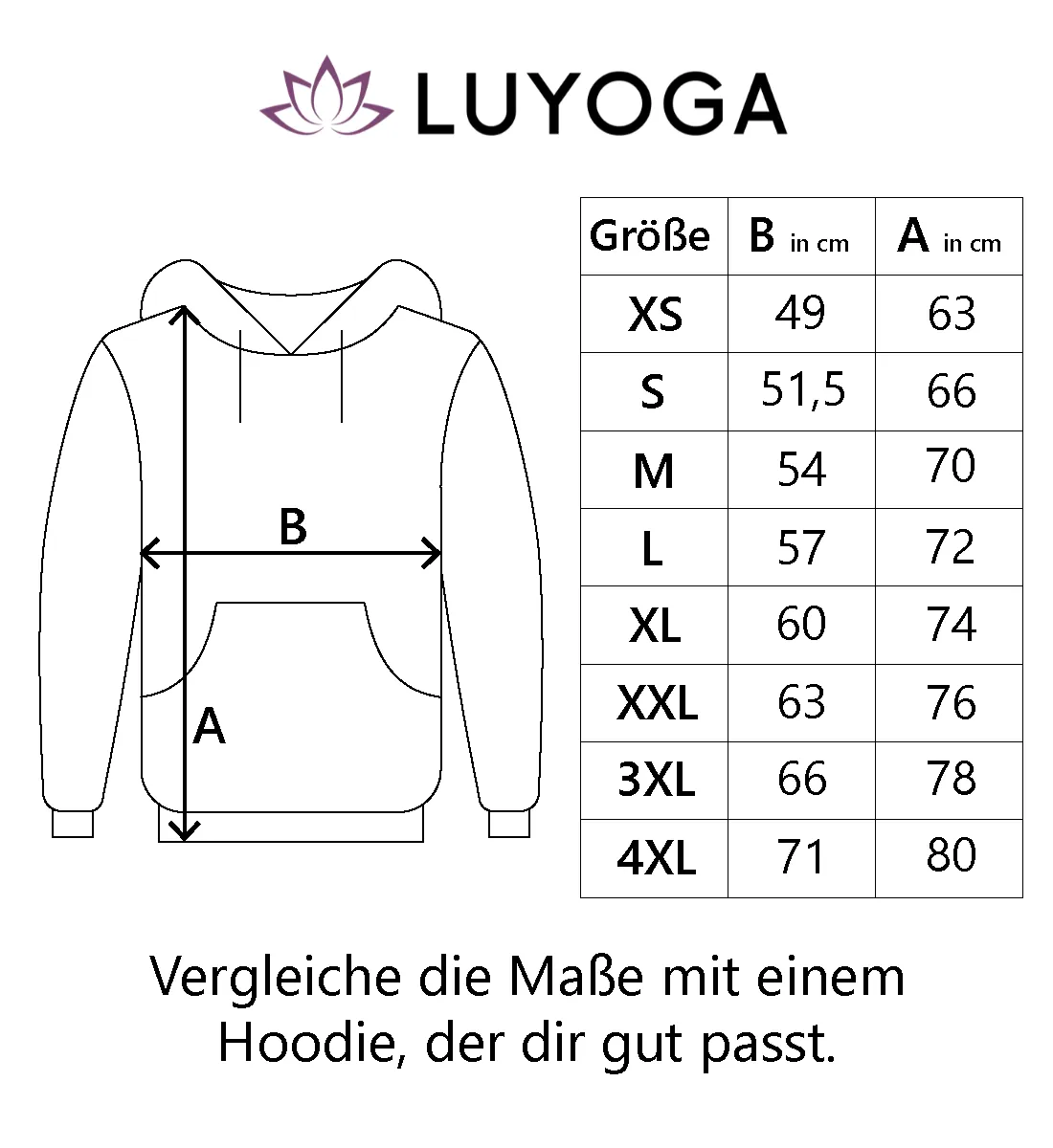 Namasté bin dabei Bio Hoodie Unisex