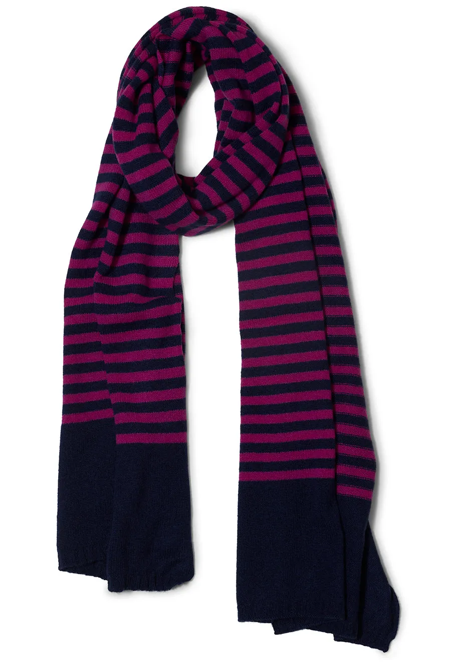 Navy & Mischief Cashmere Scarf Large