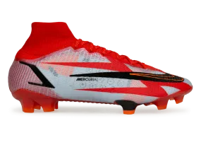 Nike Men's Mercurial Superfly 8 Elite CR7 FG/MG Chile Red/White