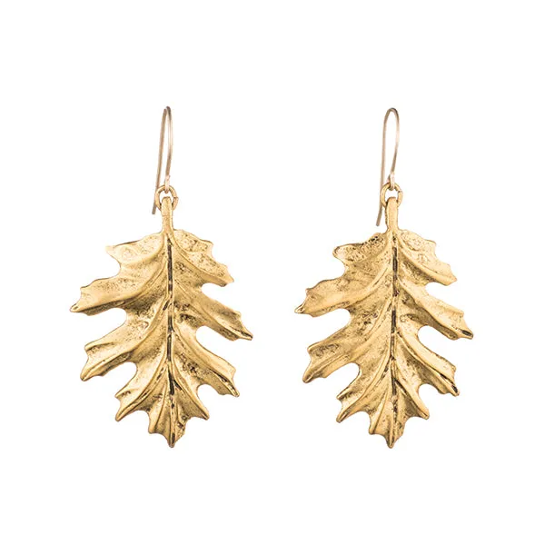 Oak Leaf Earrings