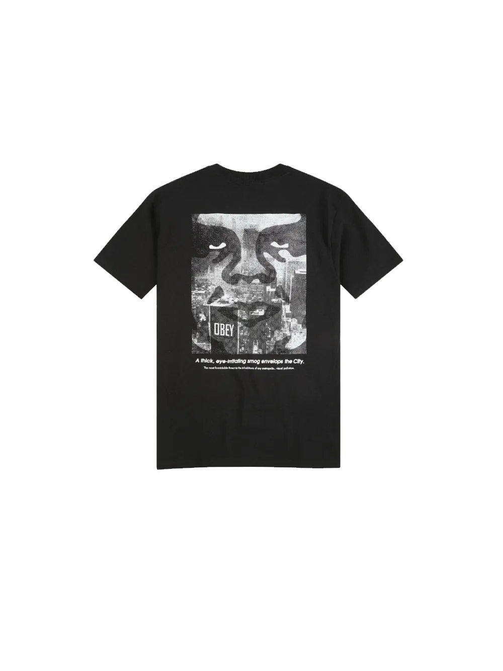 Obey Nyc Smog Classic Tee - Black