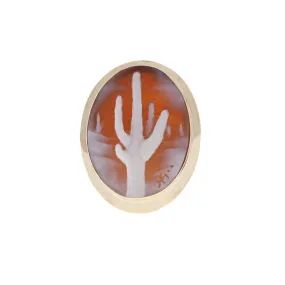 Old Saguaro Cameo Ring