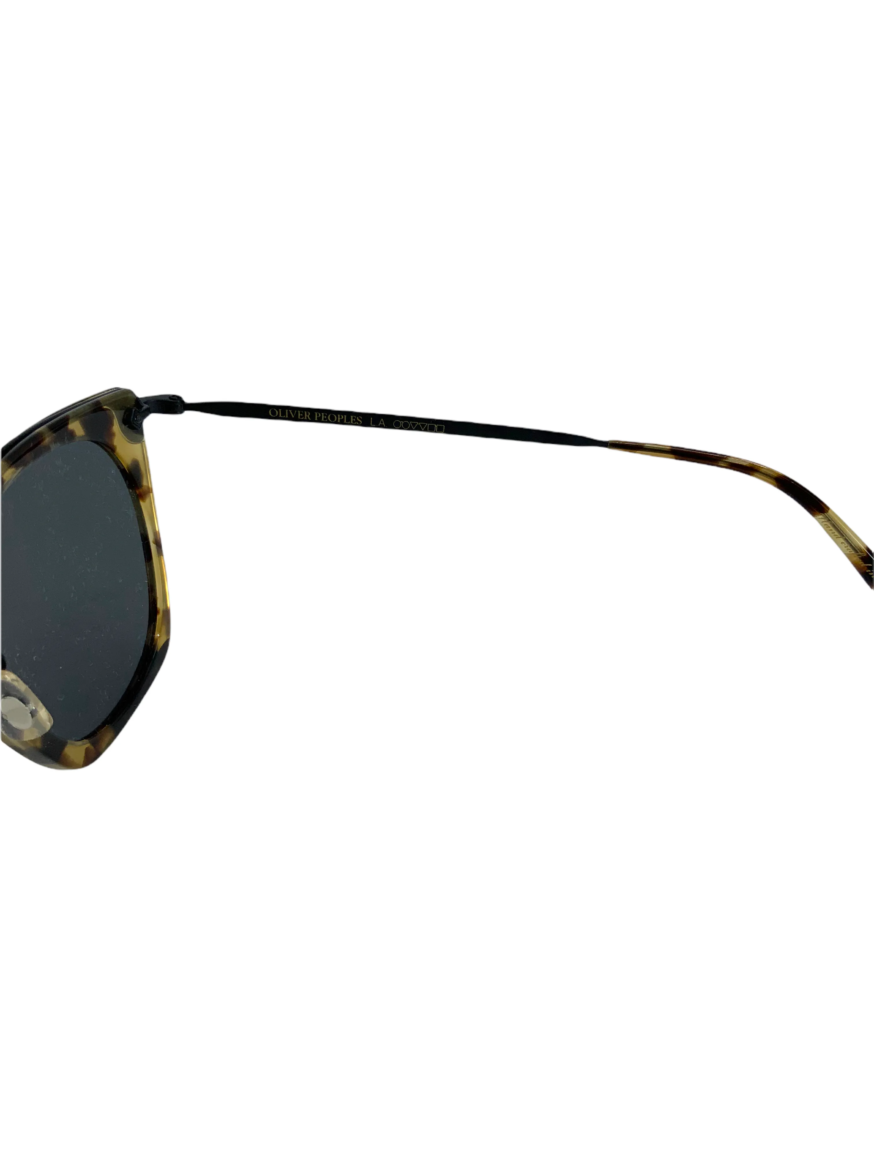 Oliver Peoples Dacette Tortoise Flat Sunglasses