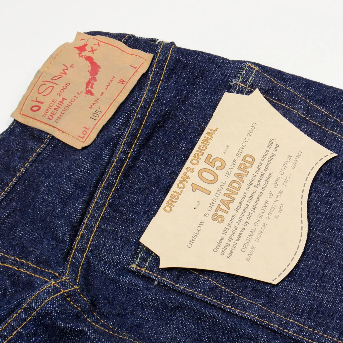 orSlow - Standard Selvedge Denim 105 - One Wash