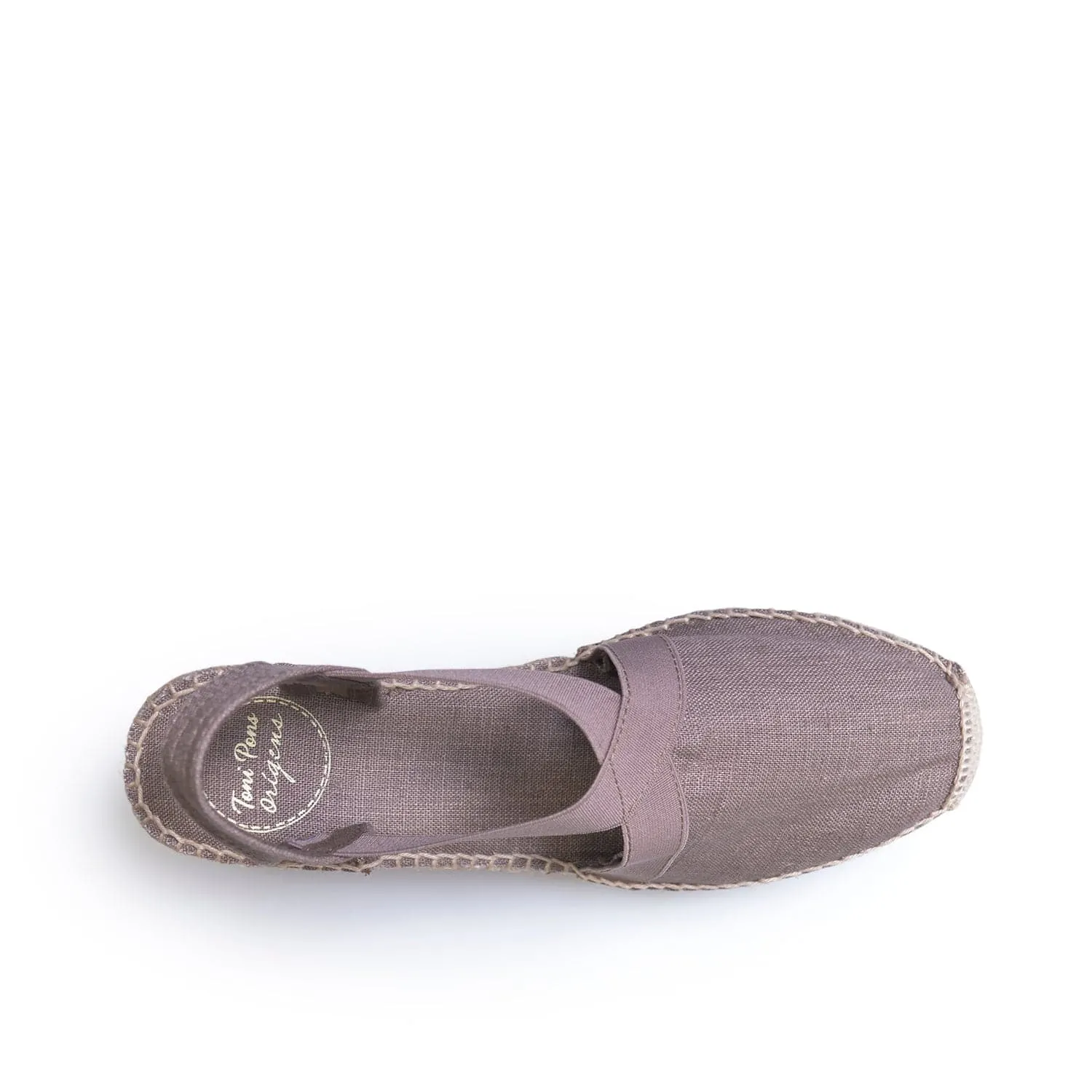 Plain Linen Wedge Espadrille for Women - Verona