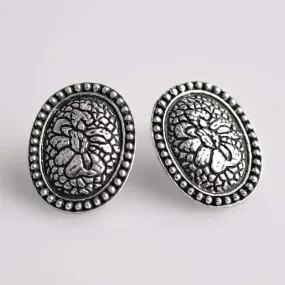 Private Island Silver Post Earrings