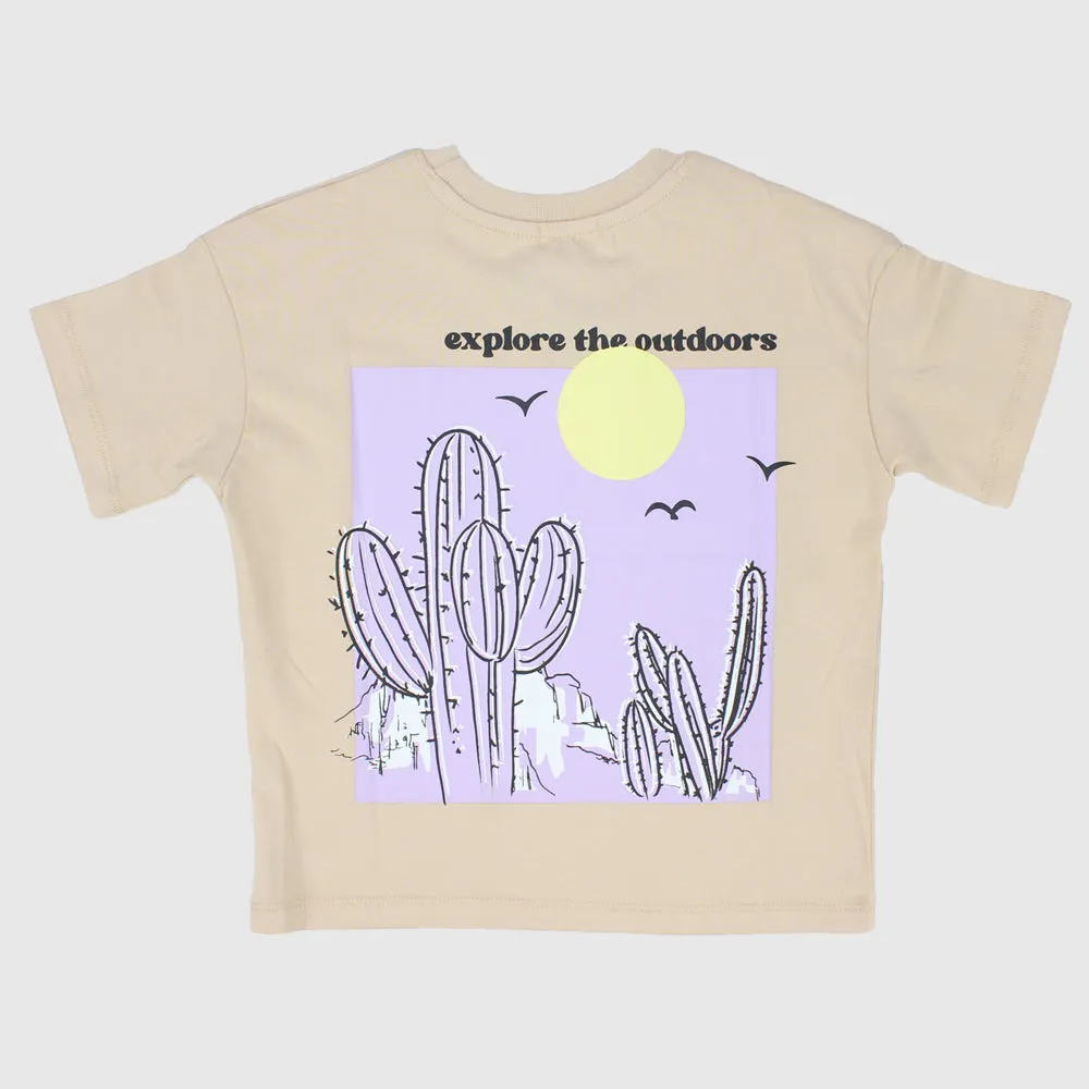 "Explore The Outdoors" Short-Sleeved T-Shirt