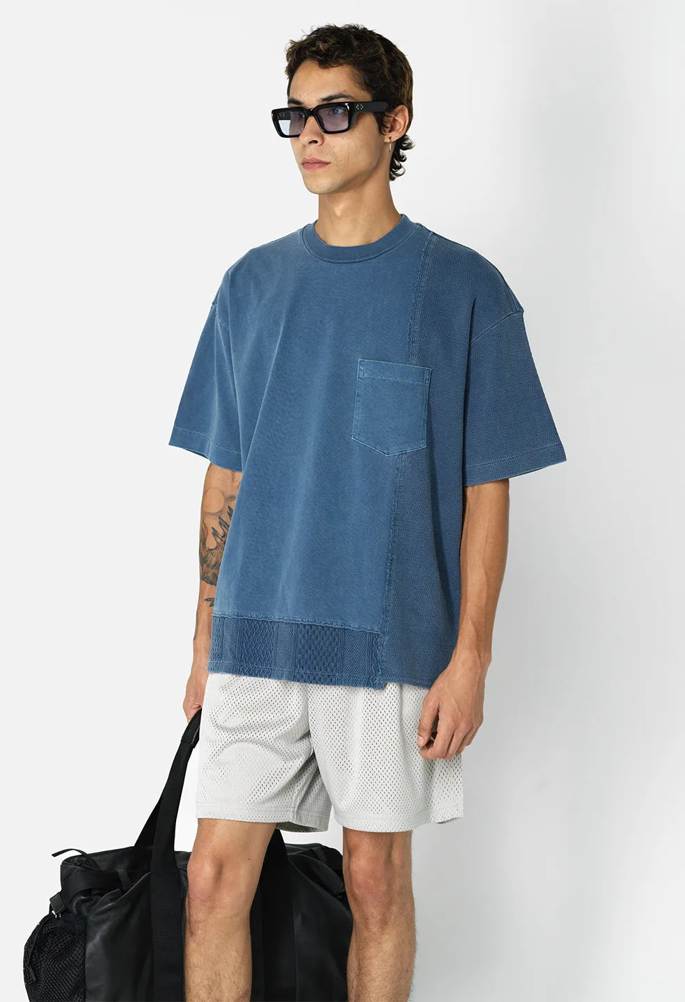 Reconstructed Tee / Washed Blue