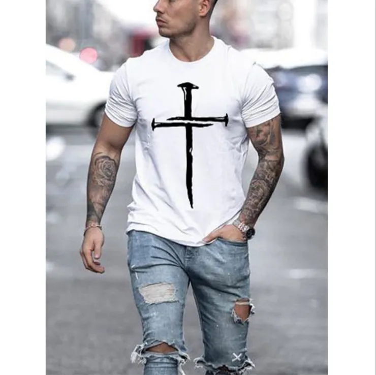 Short Sleeve T Shirt For Men Fashion O-Neck