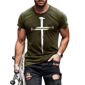 Short Sleeve T Shirt For Men Fashion O-Neck