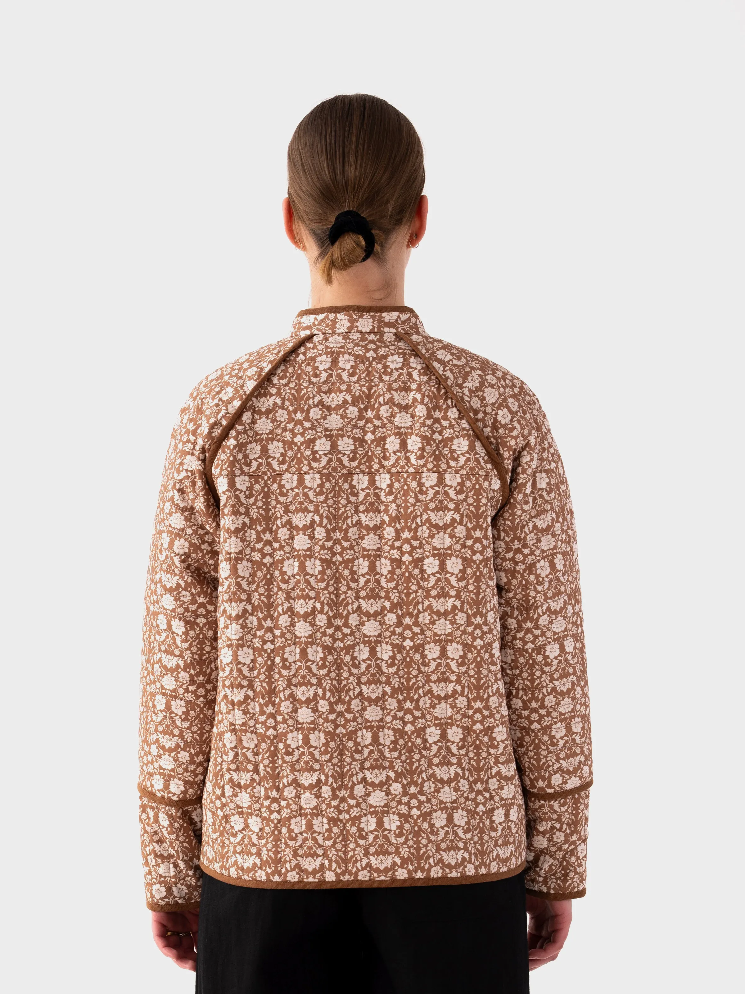 Sideline Lewes Jacket - Brown Print