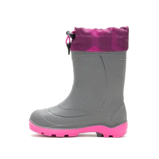 SnoBuster 2 Kid's Snow Boot - Grey/Magenta