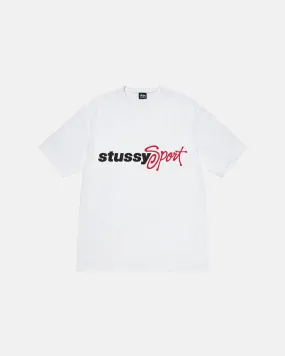 Sport Script Tee (White)