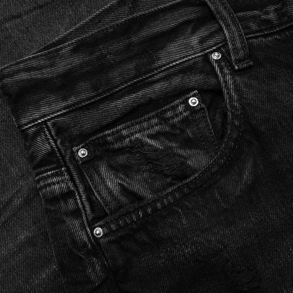 Stack Straight Jean - Faded Black