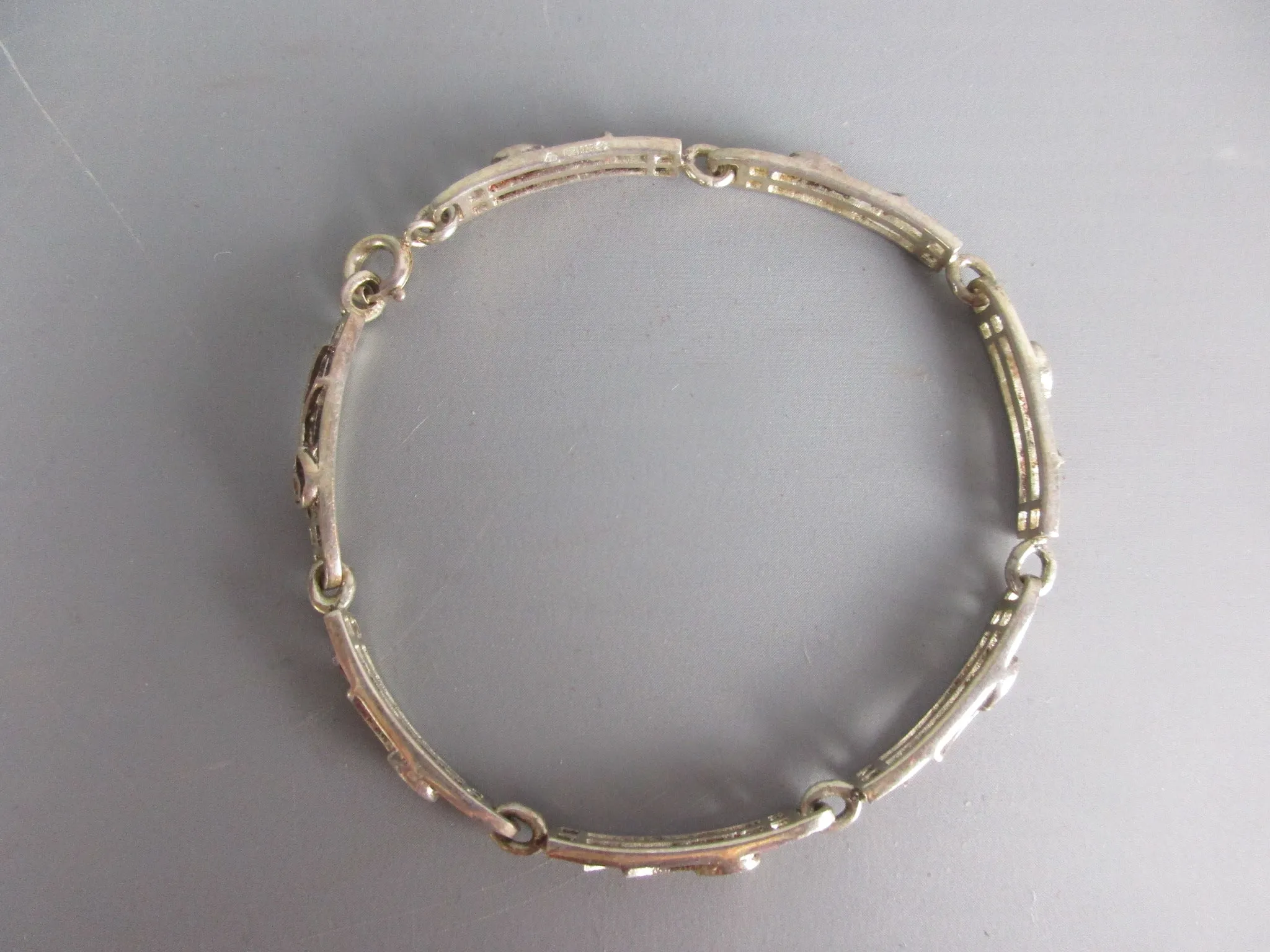 Sterling Silver Charles Rennie Mackintosh Style Bracelet