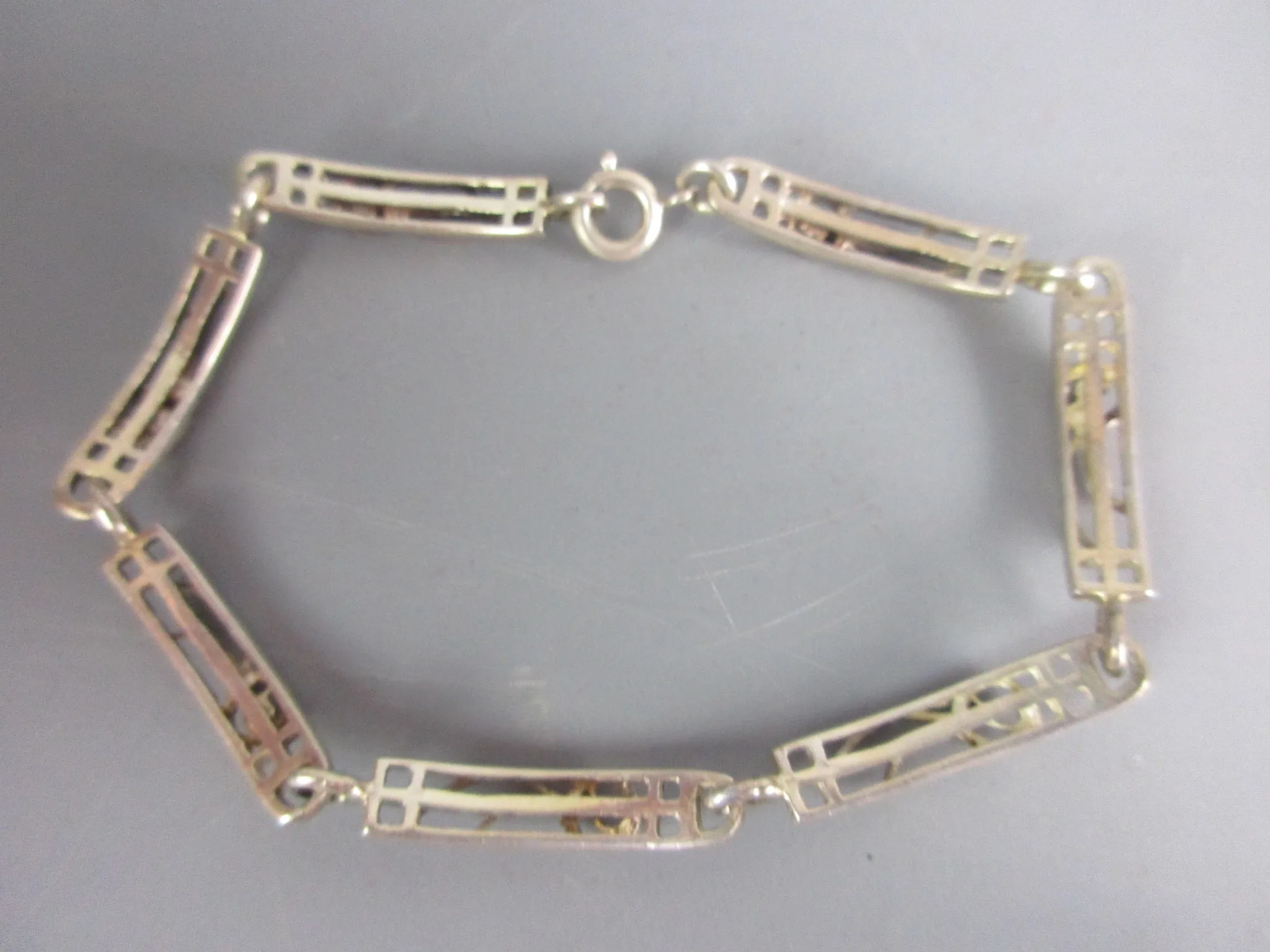 Sterling Silver Charles Rennie Mackintosh Style Bracelet