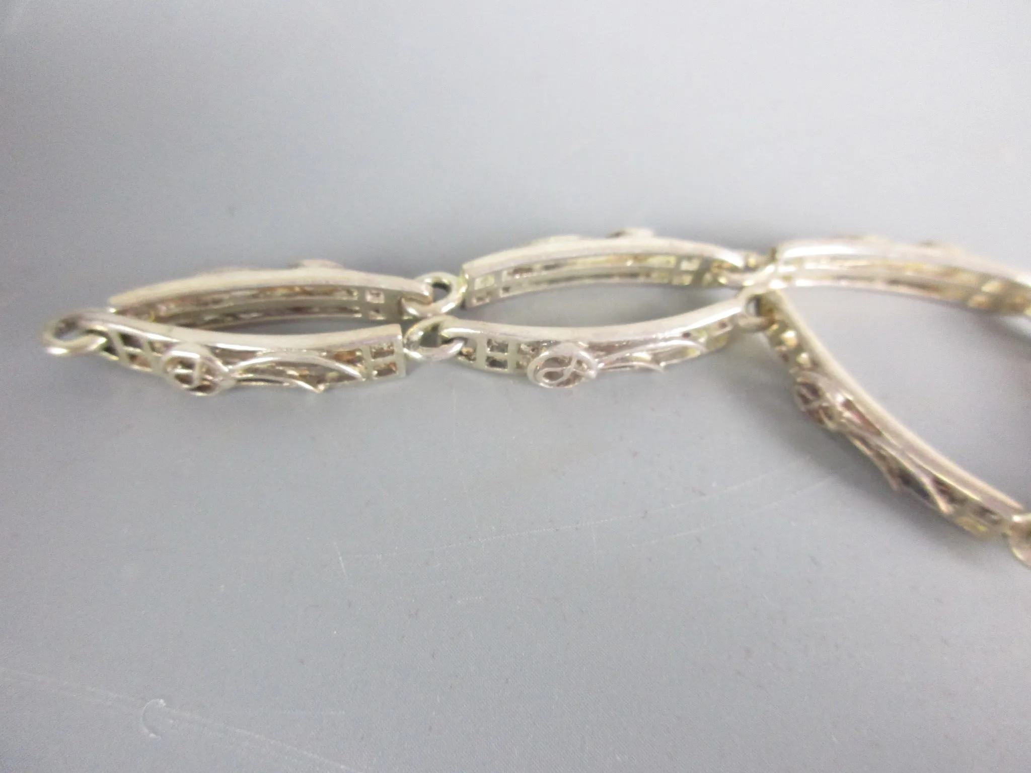 Sterling Silver Charles Rennie Mackintosh Style Bracelet