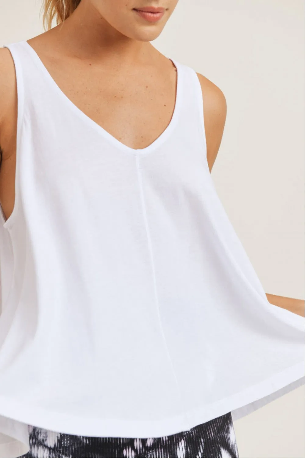 Strap-Back Sleeveless Flow Top