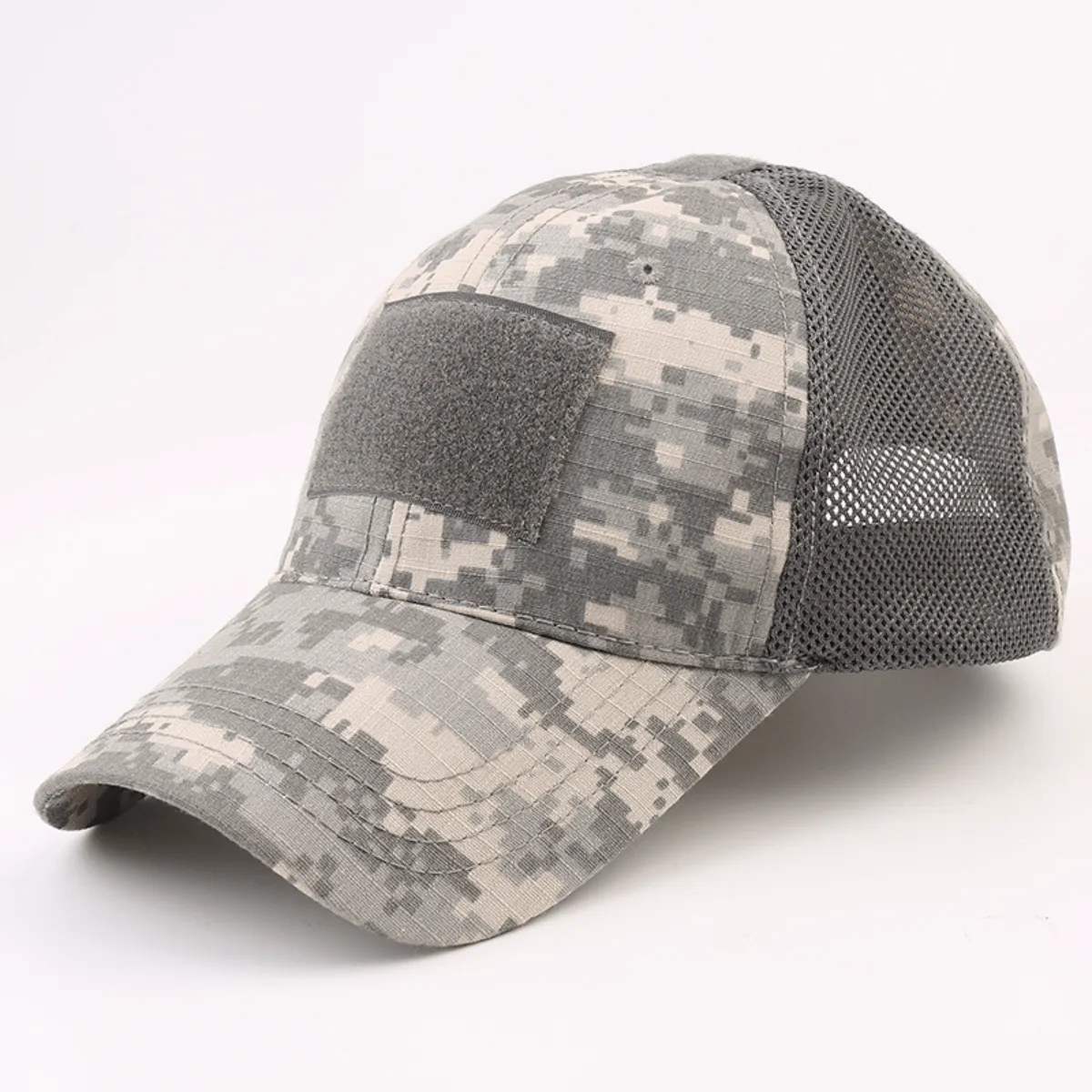 Tactical-Style Patch Hat With Adjustable Strap