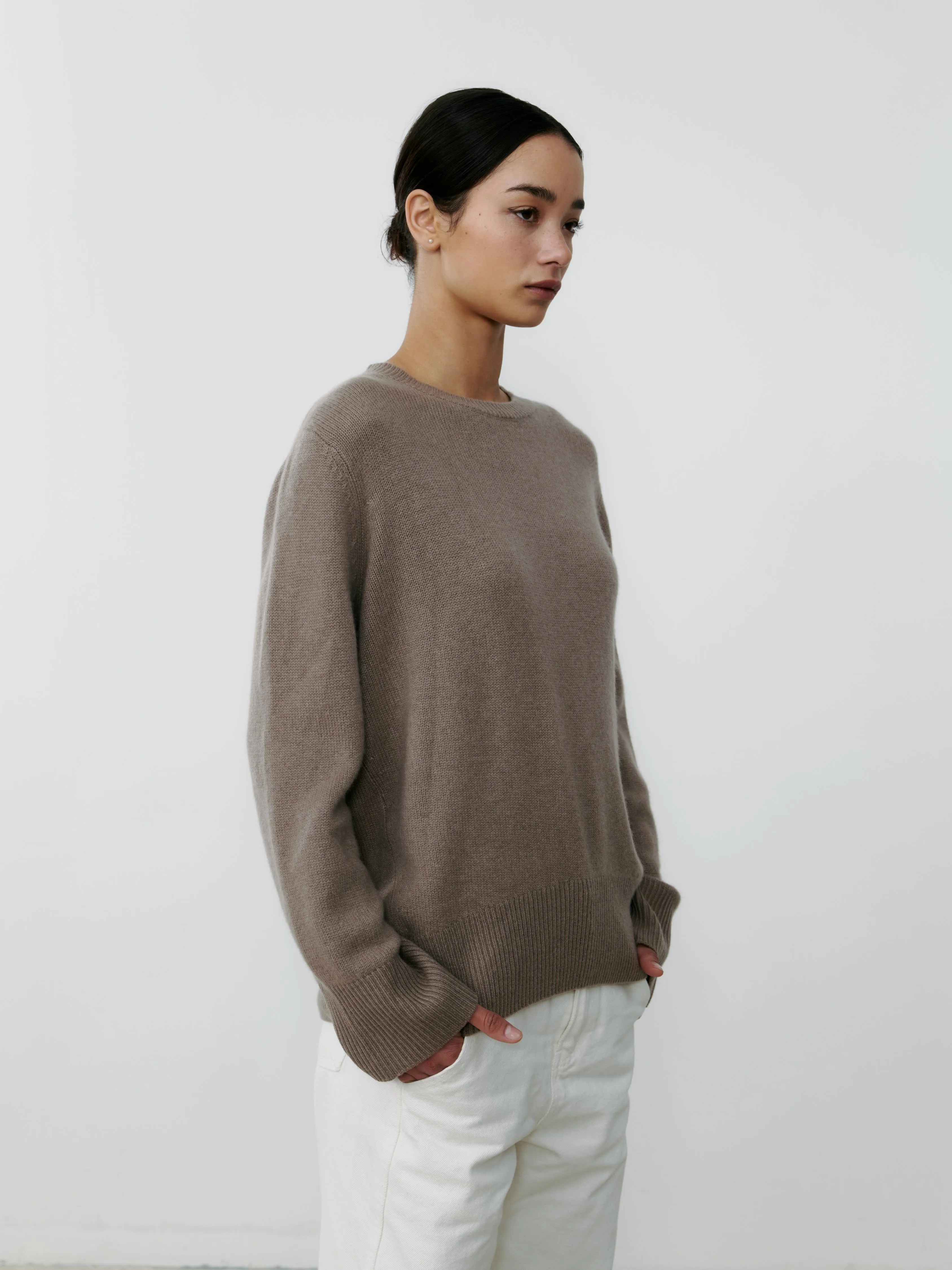 THE CLASSIC CREW SWEATER - TWINE