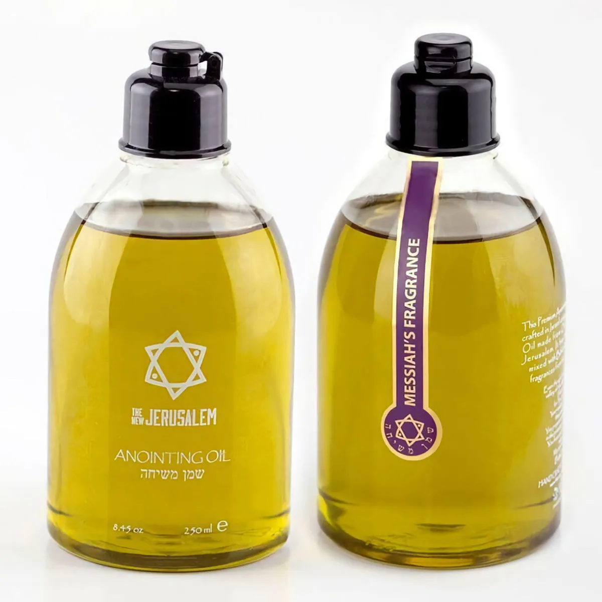 The New Jerusalem Anointing Oil Messiahs Fragrance 250 ml. - 8.45 oz. From Holyland Jerusalem