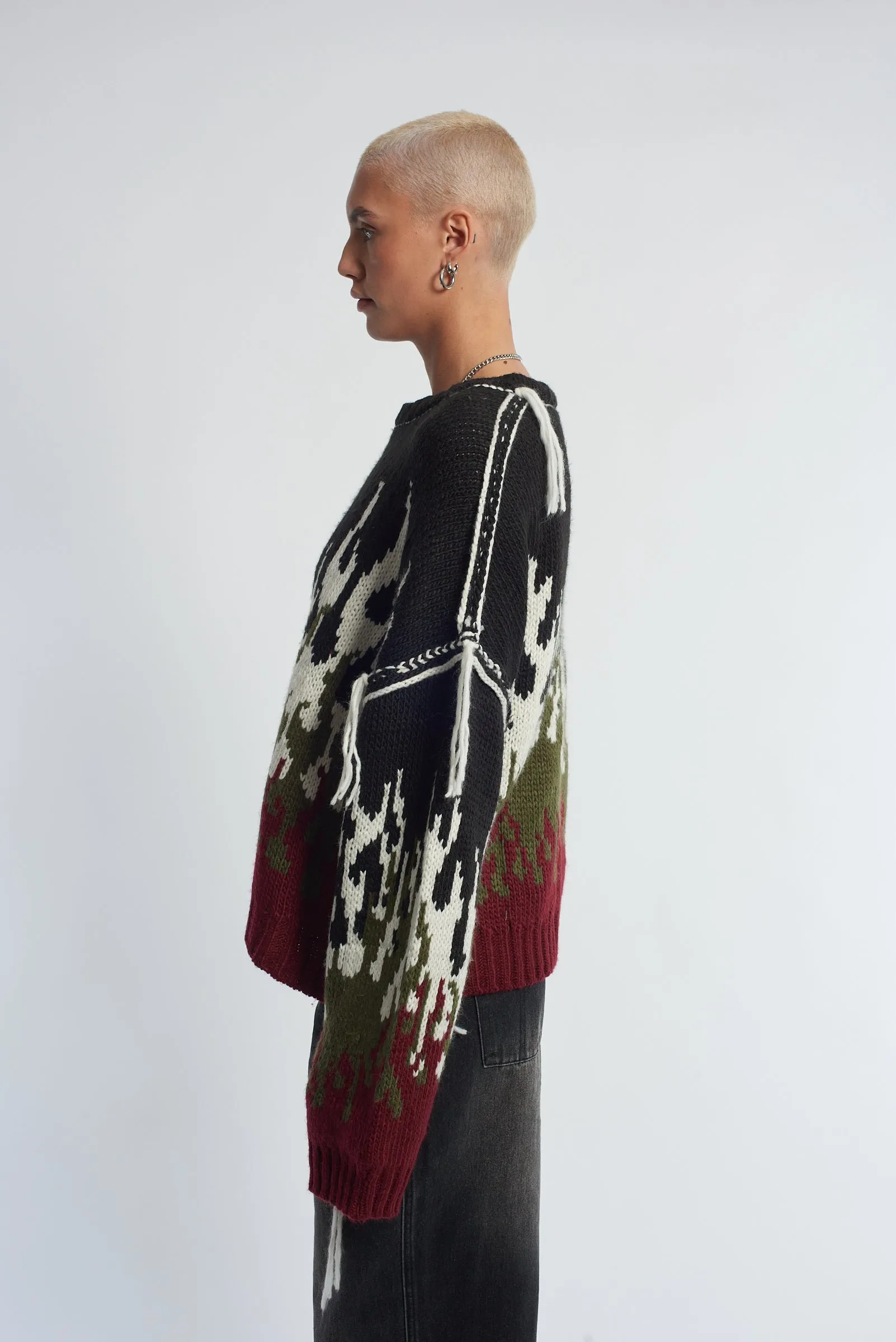 The Ragged Priest Burn Chunky Knit Jumper