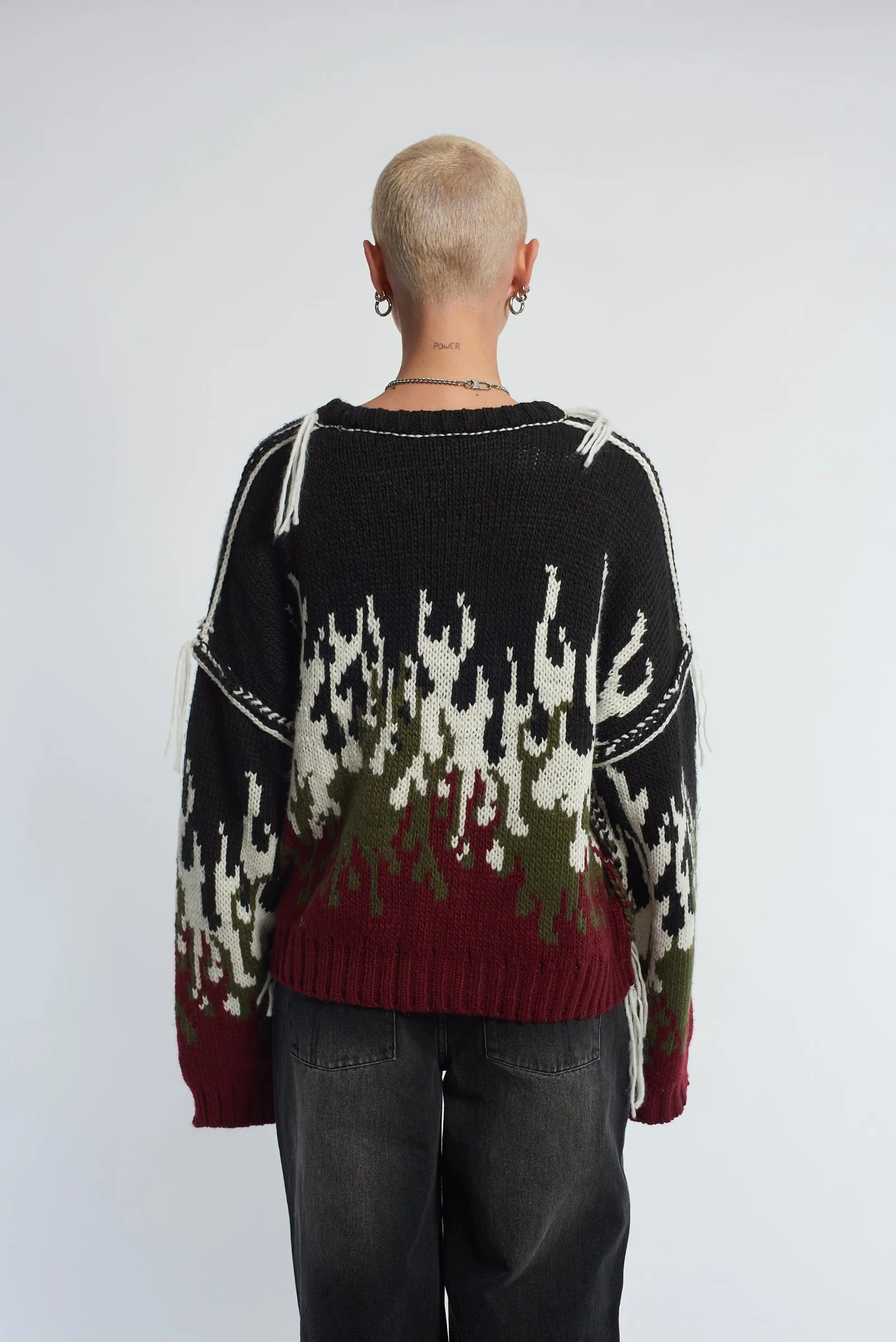 The Ragged Priest Burn Chunky Knit Jumper