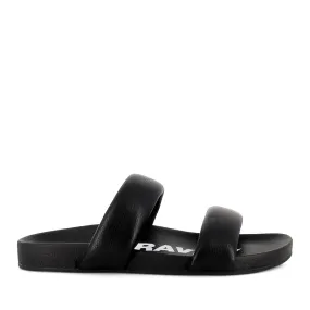 TIDE STRAP PADDED - BLACK LEATHER