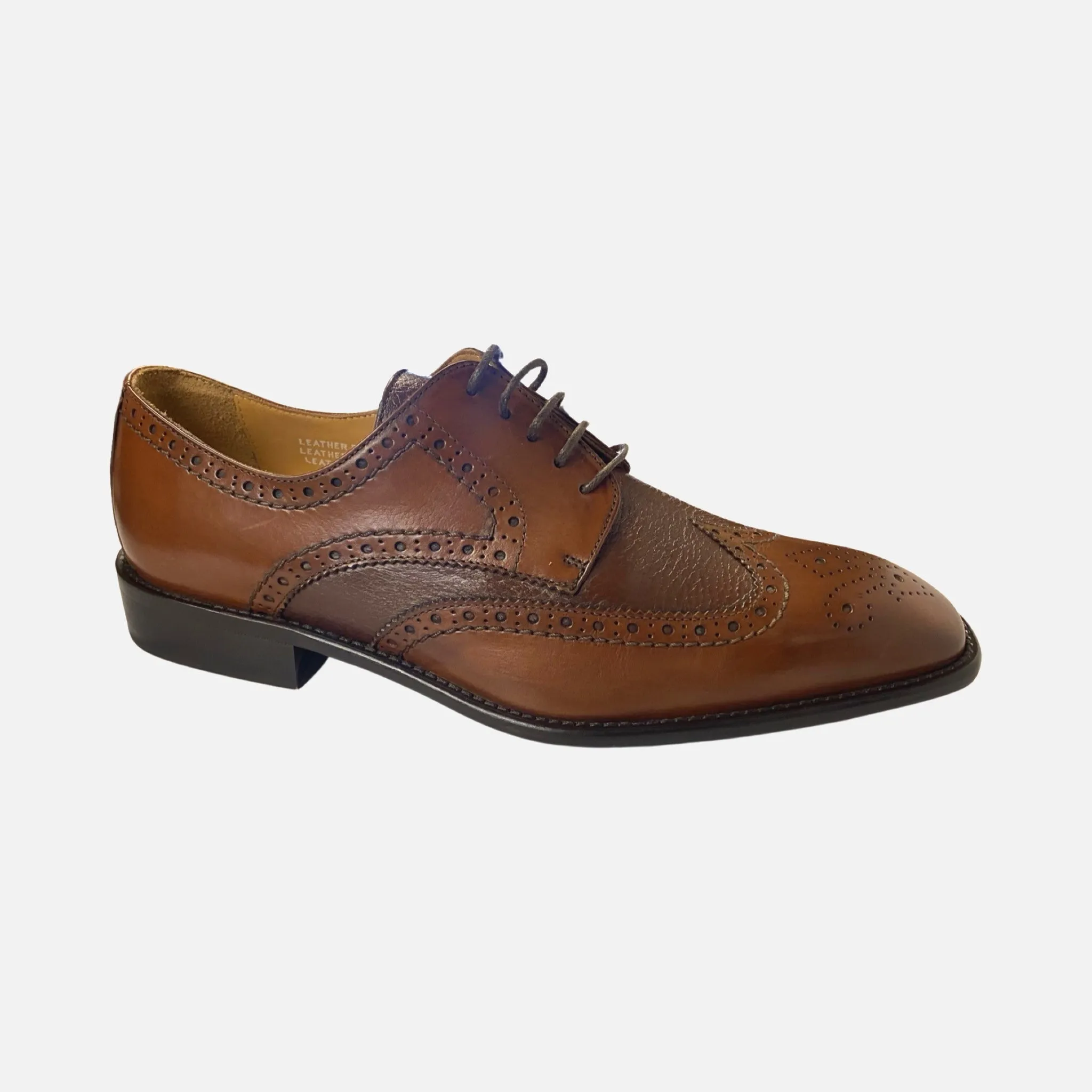 Toscana Men's Italian Wingtip Brogue Dress Shoe  - Clearance Sale