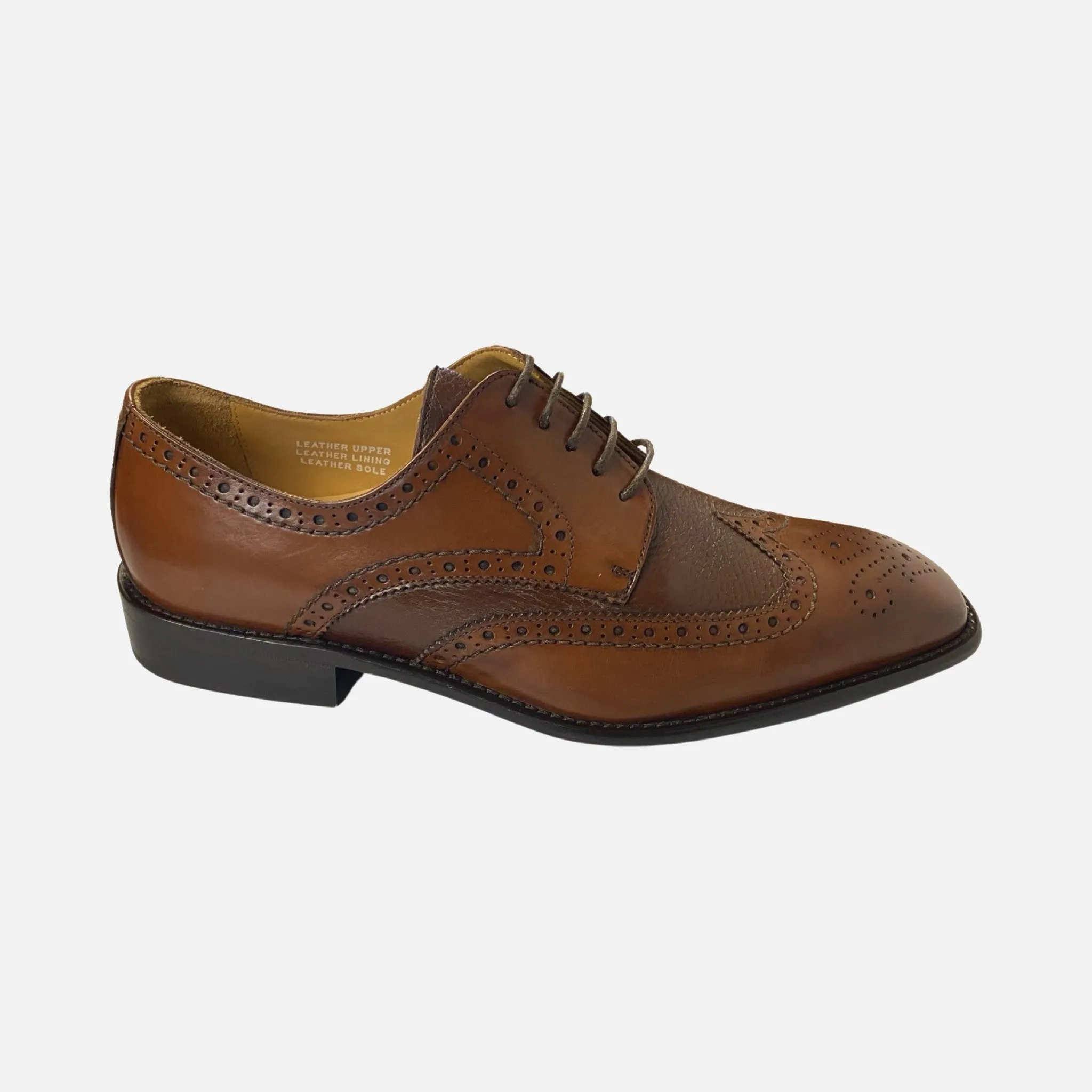 Toscana Men's Italian Wingtip Brogue Dress Shoe  - Clearance Sale