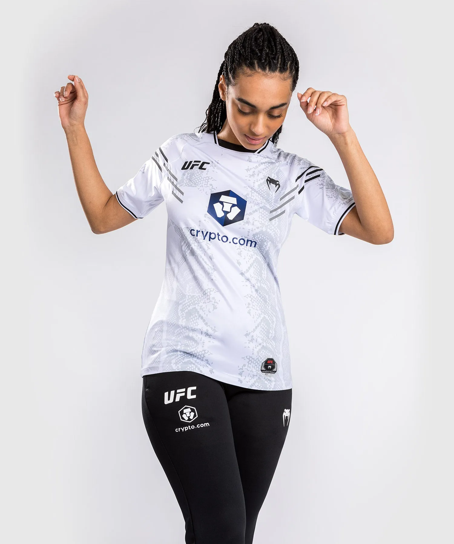 UFC Adrenaline by Venum Authentic Fight Night Women’s Walkout Jersey - White