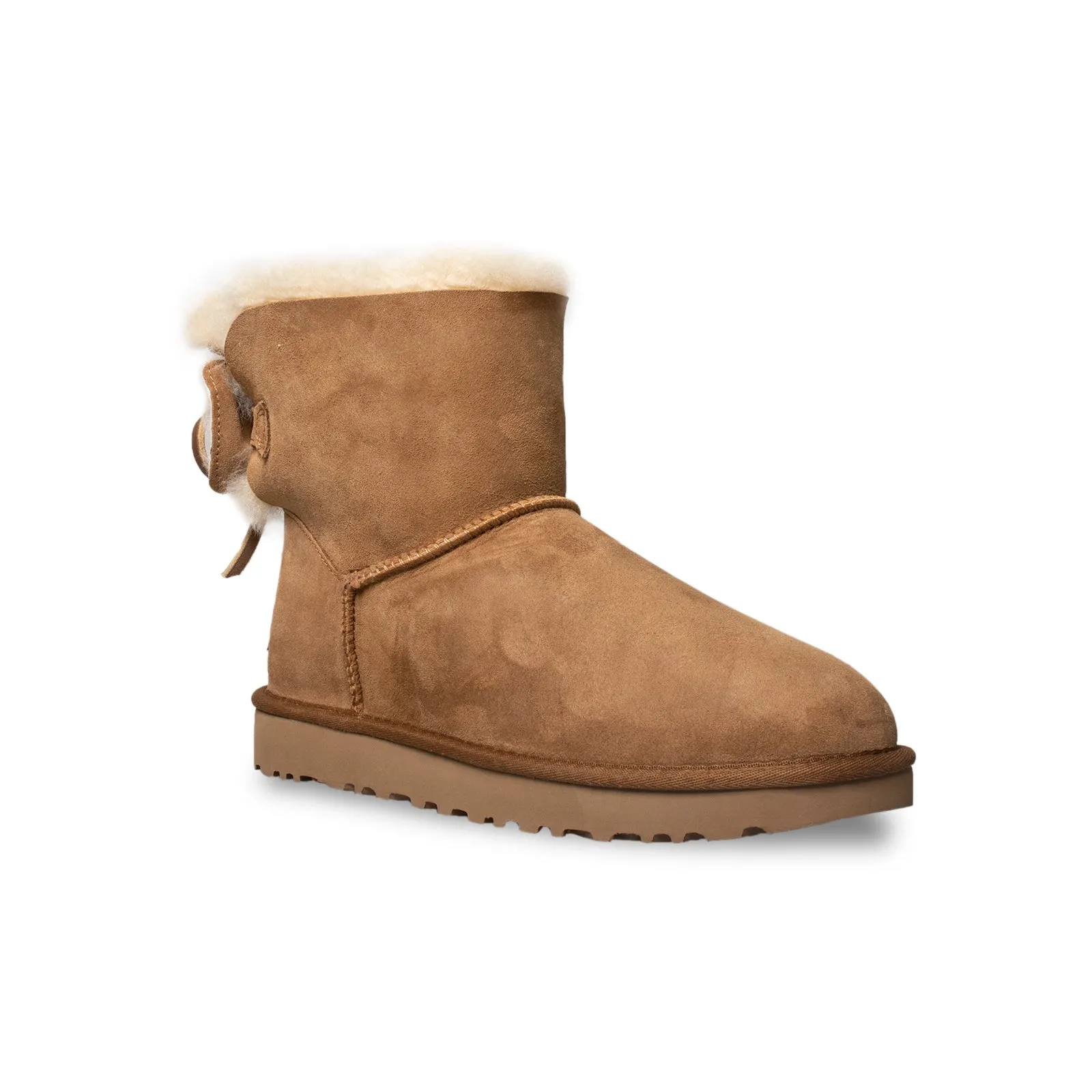 UGG Classic Double Bow Mini Chestnut Boots - Women's