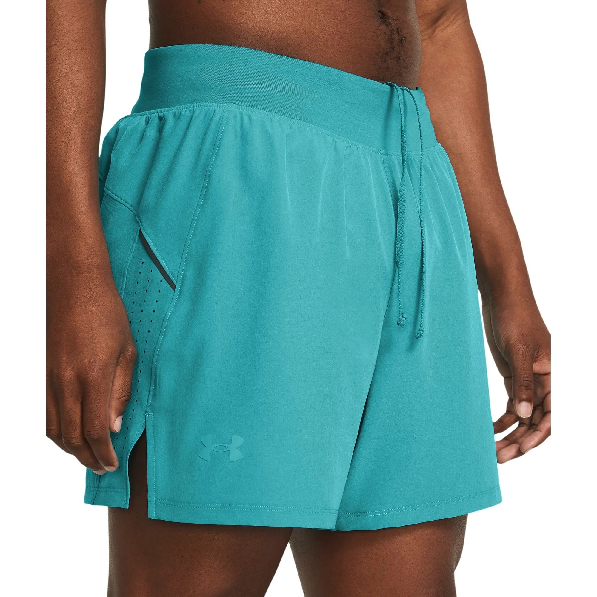 Under Armour Launch Elite 5 Inch Mens Running Shorts - Green