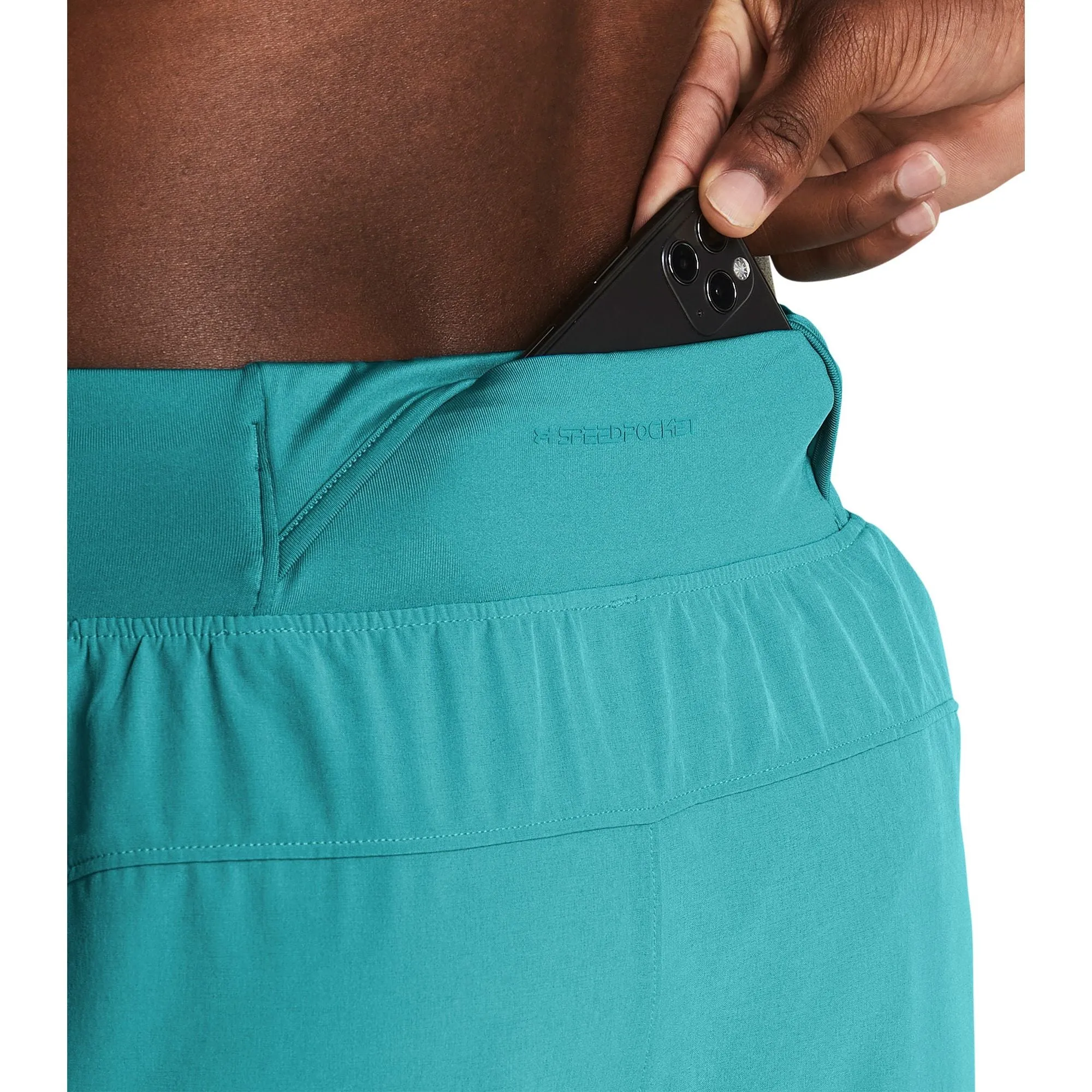 Under Armour Launch Elite 5 Inch Mens Running Shorts - Green